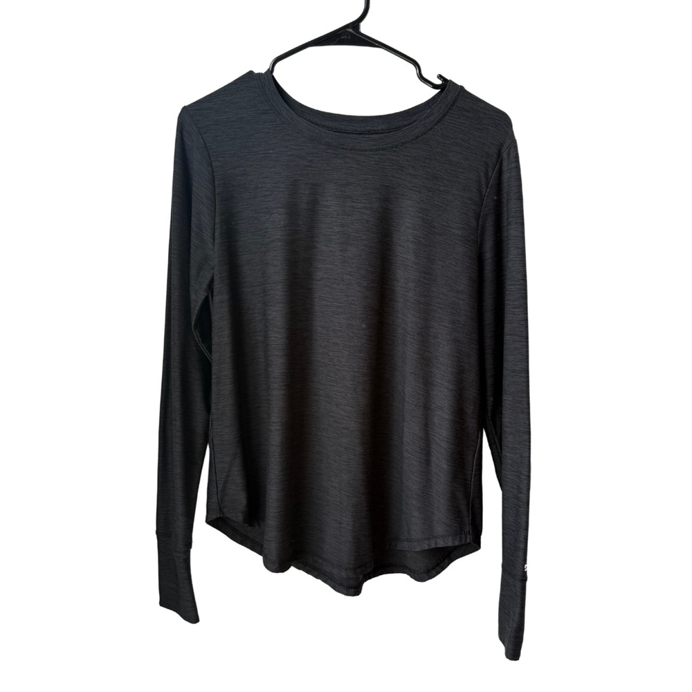 DSG Lightweight Black Long Sleeve Athletic Workout Top Size Medium